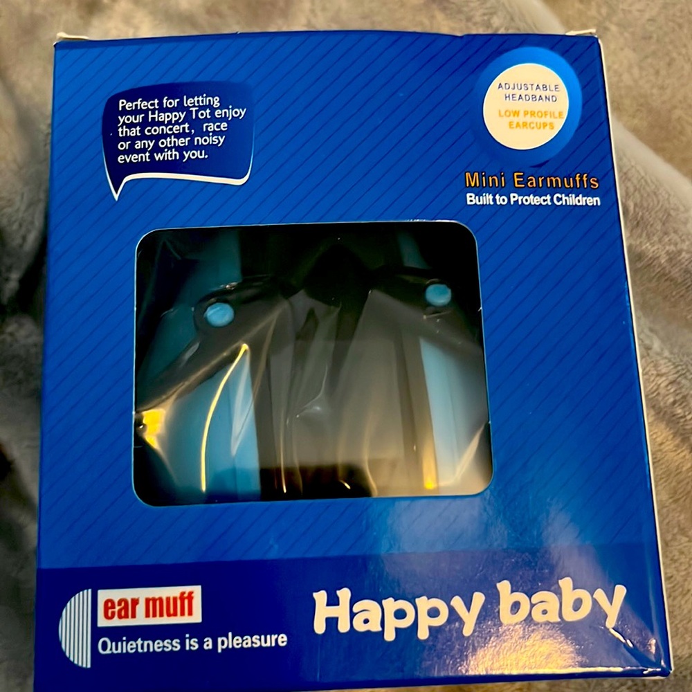 Happy Baby Ear Muffs New in Box Blue